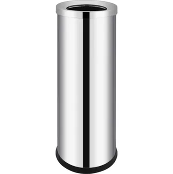 Odpadkový koš Z nerezové oceli Odpadkový koš 32 l, stříbrný, 25,5 x 61 cm