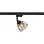 SLV 3-fázový kolejnicový reflektor PARA CONE GL GU10 - černý/průhledný