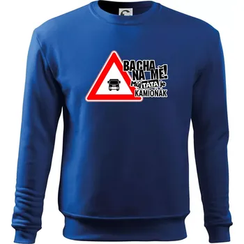Bacha na mě! Můj táta je kamioňák - Mikina Essential dětská - 146 cm/10 let ( Královská modrá )