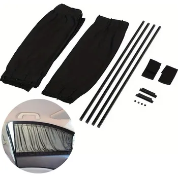 Stínítko do auta Sluneční clony auto Loď Jachta TIR 50x47 ČERNÁ