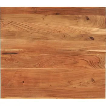 Konferenční stolek vidaXL Stolní deska 90x80x2,5 cm obdélníková hrubé mangovníkové dřevo [371351] Barva: Akáciové dřevo (přírodní)