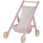 LITTLE DUTCH Kočárek pro panenky golfky dřevěné Pink