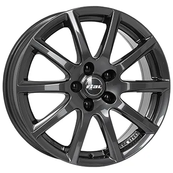 Disk Alu kola RIAL MILANO, 17x7 5x100 ET40, titanová