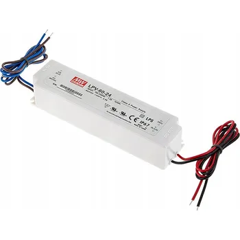 Napájecí zdroj pro osvětlení Napájecí zdroj pro LED LPV-60-24 Mean Well 24V 60W, voděodolný IP67