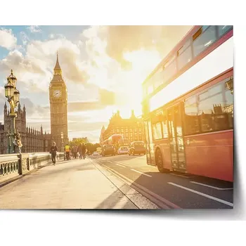 Plakát Sablio Plakát Londýn Big Ben - 60x40 cm