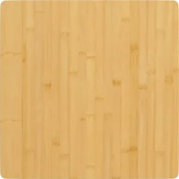 Konferenční stolek Bambusová deska ke stolku, zaoblené hrany, 40x40x1,5 cm, lakovaná