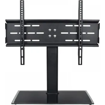 Televizní držák DeTech Stolní fixní TV stojan 36–55" - černá
