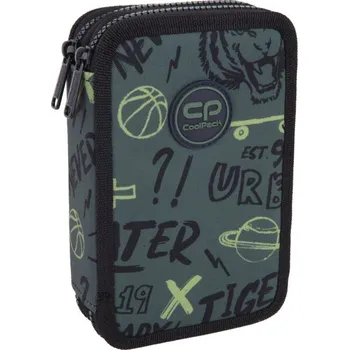 Penál Dvoupatrový vybavený penál JUMPER 2 - Tiger - F066931