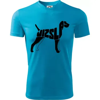 Chlapecké tričko Maďarský ohař - Dětské triko sportovní (dresovina) - 122 cm/6 let ( Světlý tyrkys )