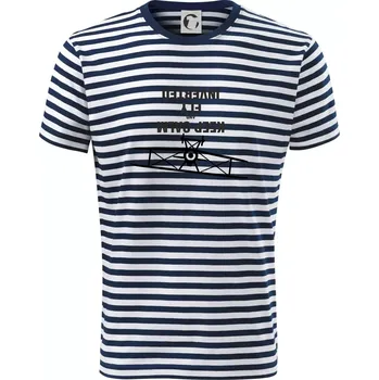 Keep Calm and Fly Inverted - Triko na vodu - S ( Prouhovaná )