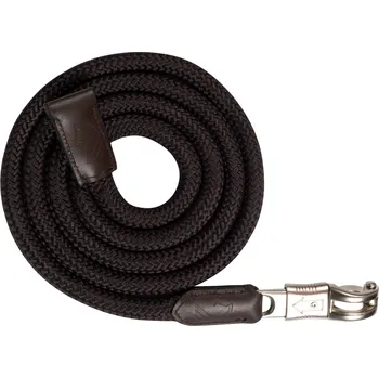 Šňůra -Arezzo- s panikovým hákem tmavě hnědá