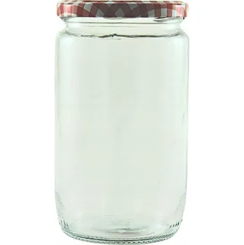 Skleněná zavařovací sklenice Twist 720 ml se šroubovacím uzávěrem 82 mm pro zavařování, okurky, med