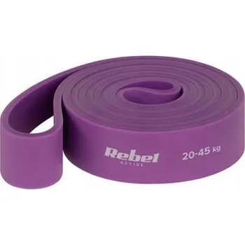 Latexová posilovací guma Power Band PL-4 fialová 20-45 kg Rebel