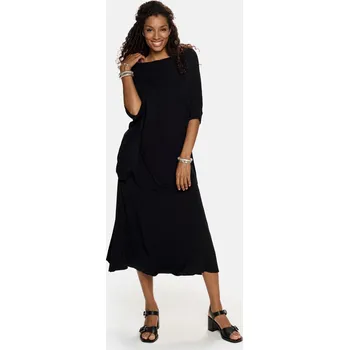 Dámská halenka BY INSOMNIA ČERNÁ HALENKA Z VISKÓZY FOXY L