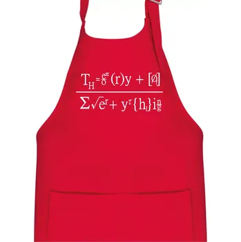 Kuchyňská zástěra Teorie všeho (Theory of Everything) - Dětská zástěra na vaření - Univerzální velikost ( Červená )