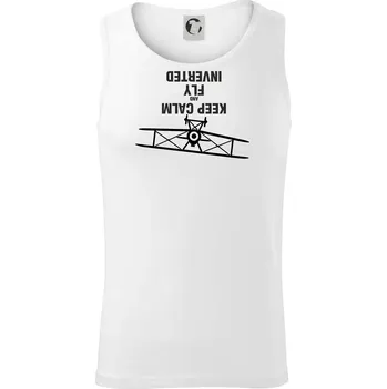 Pánské termoprádlo Keep Calm and Fly Inverted - Tílko pánské Core - M ( Bílá )