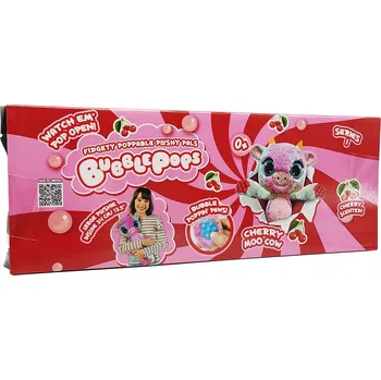 plyšák COBI BUBBLE POPS VOŇAVÁ PLYŠOVÁ HRAČKA CHERRY MOO COW 2312004