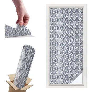 Okenní dekorace Fólie mléčná hotová 116 x 50 cm