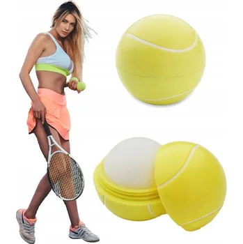 Péče o rty BALZÁM na rty s vůní vanilky, tvar tenisového míčku, s UV filtrem SPF10