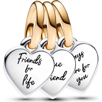 Šperk PANDORA trojitý přívěsek Rozdělitelné přátelství