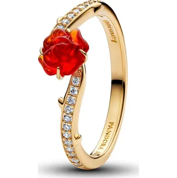 Prsten PANDORA Disney prsten Kráska a Zvíře růže