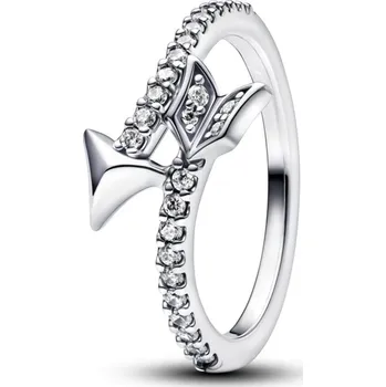 Módní doplněk PANDORA prsten Třpytivý šíp 54