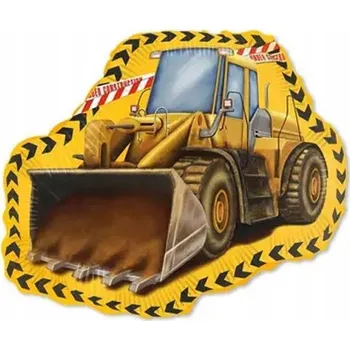 Fóliový balónek Procos 95703 bagr žluto-černý 69 cm