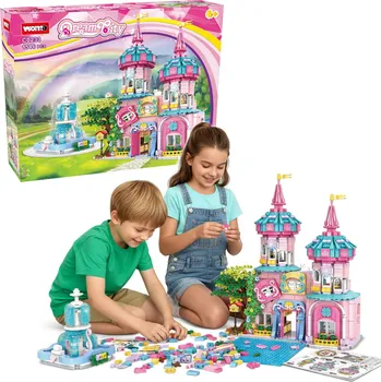 ostatní stavebnice Lebula Stavebnice pro děti sada hradů 1546 el.elements