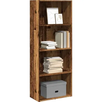 Obývací pokoj vidaXL Knihovna 60 x 30 x 152 cm kompozitní dřevo [857913] Barva: Staré dřevo
