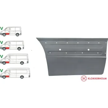 Nárazník KLOKKERHOLM opravný plech předních dveří levý DODGE SPRINTER (906), 01.2007-12.2009,MERCEDES SPRINTER 209-524 (W906), 04.2006-10.2013,VOLKSWAGEN CRAFTER (2E),12.2005-04.2017