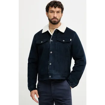 Pánská softshellová bunda Manšestrová bunda Pepe Jeans PM4027185 námořnická modř 59X, vel. M