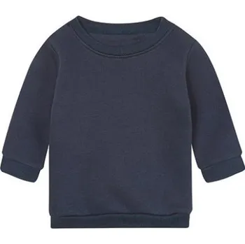 Kojenecké oblečení Babybugz Dětská mikina přes hlavu BZ64 Navy 12-18 months