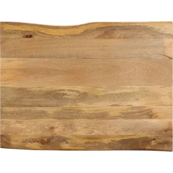 Konferenční stolek vidaXL Stolní deska živá hrana 110x80x3,8 cm masivní hrubý mangovník [370653] Barva: Mangovníkové dřevo (přírodní)