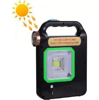 Zahradní dekorace Solar 5V/3 Solární světlo přenosné (Praktická solární nabíječka, LED světlo)