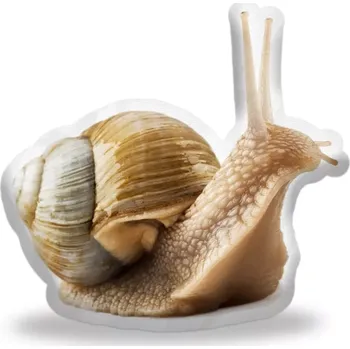 Polštář Sablio 3D polštář ve tvaru Šnek