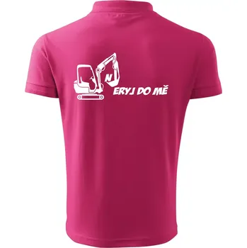 Pánská košile Neryj do mě - Polokošile pánská Pique Polo 203 - XL ( Purpurová )