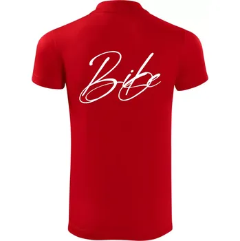 Pánská košile Nápis bike - Polokošile Victory sportovní (dresovina) - XL ( Červená )