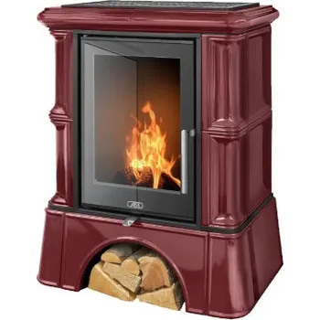 Krbová kamna ABX Bavaria Exklusive kachlový sokl bordo