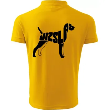 Pánská košile Maďarský ohař - Polokošile pánská Pique Polo 203 - 4XL ( Žlutá )