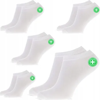 Pánské ponožky Aleszale sportovní ponožky bílé, velikost 40-43