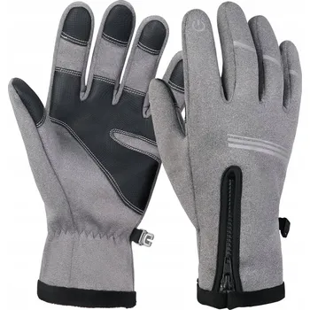 Cyklistické rukavice DOTYKOVÉ ZIMNÍ RUKAVICE NA KOLO SURVIVAL vel. M