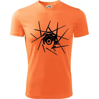 Chlapecké tričko Cyclo výplet - Dětské triko sportovní (dresovina) - 122 cm/6 let ( Neon mandarine )