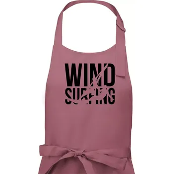 Kuchyňská zástěra Windsurfing nápis - Dámská zástěra na vaření - Univerzální velikost ( Starorůžová )