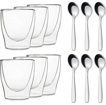 Feelino DUOS dvoustěnná sklenice včetně lžičky (10040392)