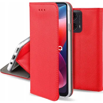 Pouzdro na mobilní telefon Flipové pouzdro Hero Case pro Motorola Moto G24 červené
