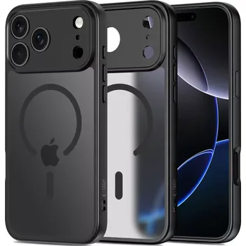 Pouzdro na mobilní telefon Tech-Protect BasicMag kryt MagSafe iPhone 17 Pro černý (Tech-Protect BasicMag MagSafe kryt pro iPhone 17 Pro - tenký obal s dvouvrstvou ochranou a matným povrchem)