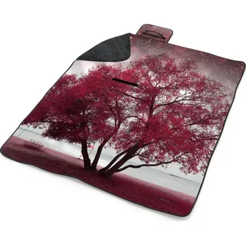 deka Sablio Plážová deka Červený strom: 200x140 cm