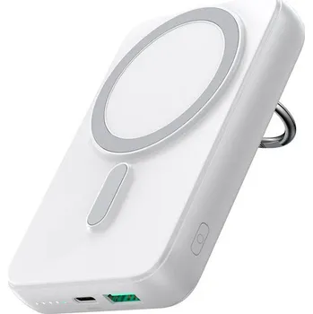 Powerbanka 20W magnetická powerbanka 10000mAh Joyroom JR-W050 (bílá)