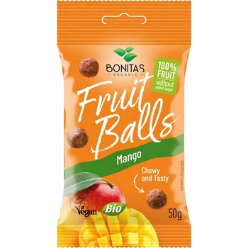 Sušené ovoce Bonitas BIO Fruit Balls ovocné sušené kuličky mangové