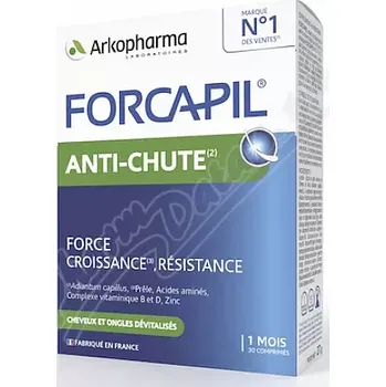 Přírodní produkt Arkopharma FORCAPIL Anti-Chute podp.růst.vl.tbl.30